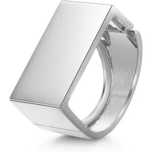 Wide Cuff Chunky silver Open Cuff Bangles Bling Wrist Cuff Bracelets for Women